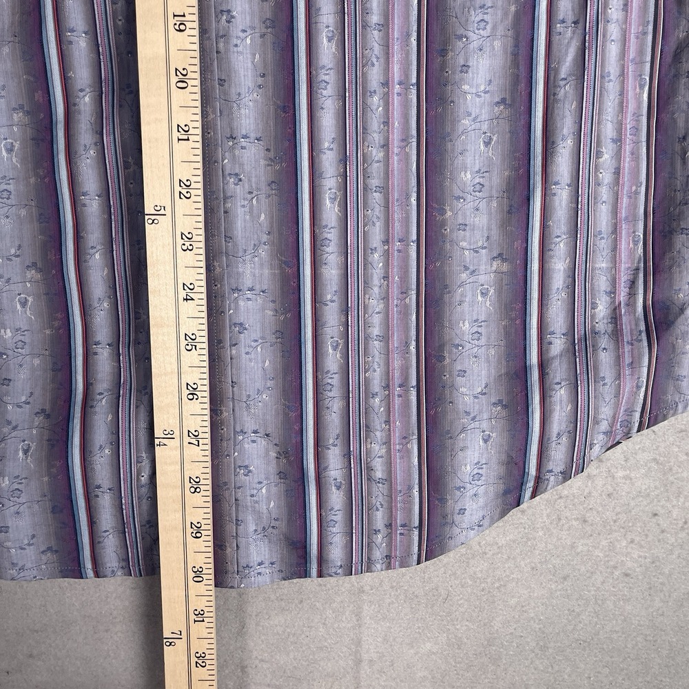 Robert Graham Casual Button Front Oxford Shirt Men Small Long Sleeve‎ Striped - Picture 9 of 11